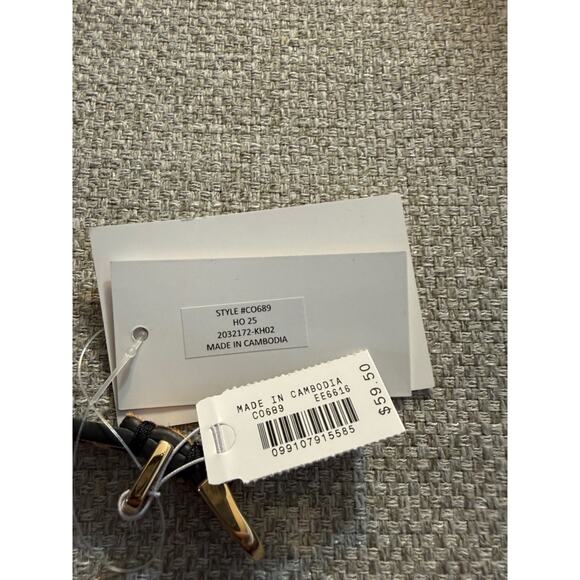 J. crew Leopard calf hair belt